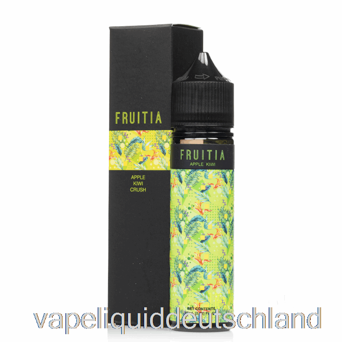 Apfel-Kiwi-Crush – Fruitia – 60 Ml, 3 Mg Vape-Flüssigkeit